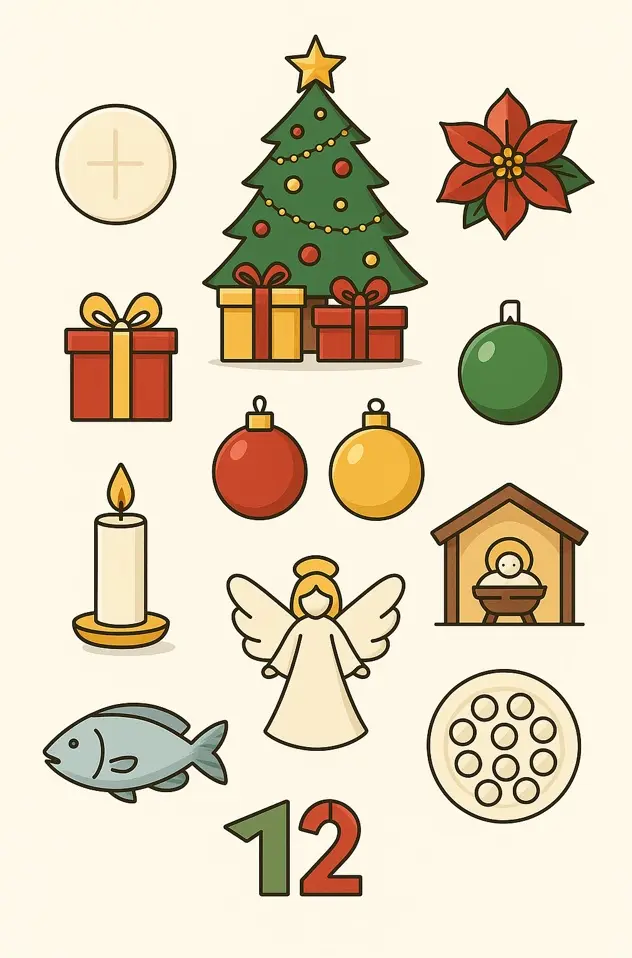 symbole bożonarodzeniowe