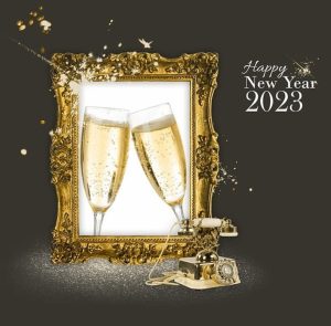 szampański toast na nowy rok