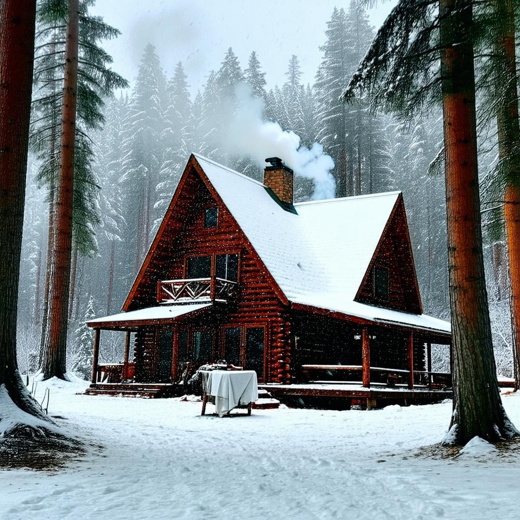 Festiwalowa kartka noworoczna z życzeniami w języku angielskim na drewnianym stole.